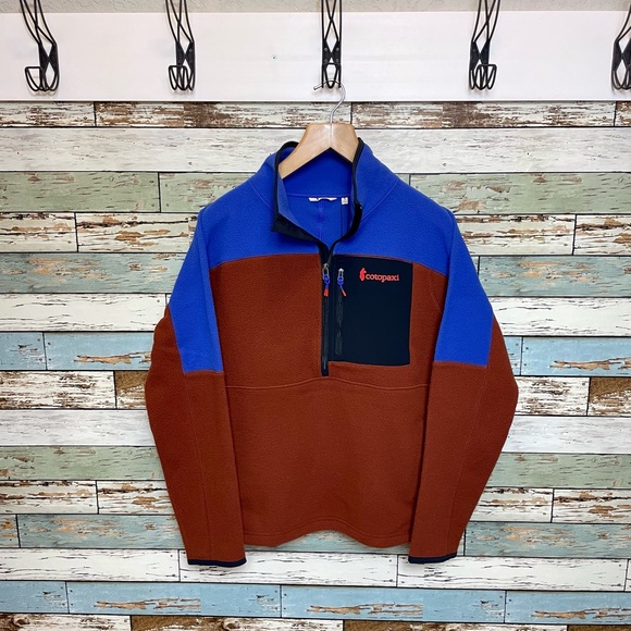 New Cotopaxi Abrazo Half-Zip Blue Fleece Pullover Jacket Men's Size S NWT - Picture 4 of 8